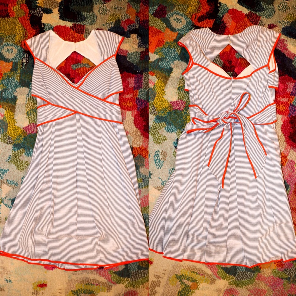 Jessica Simpson Seersucker Sun Dress